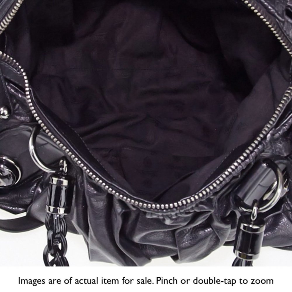 Gucci Genuine  Black Leather Bag Almost New - Picture 14 of 14